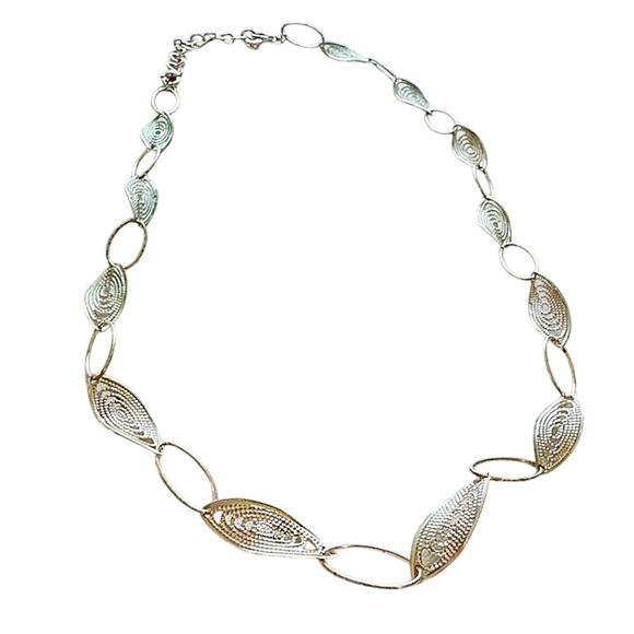 Brighton Women's Delicate 26" Sterling Silver Vermeil Enamel Leaf Necklace - Picture 3 of 10